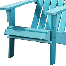 Load image into Gallery viewer, HomeRoots Outdoor Chairs 29&quot; Blue Heavy Duty Plastic Indoor Outdoor Adirondack Chair