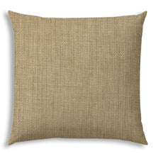 Load image into Gallery viewer, HomeRoots Outdoor Pillows Solid Tan Outdoor Throw Pillow Essential