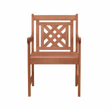 Load image into Gallery viewer, HomeRoots Outdoor Chairs The Remy Hatched Brown Patio Chair