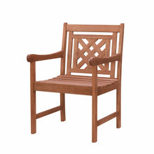 Load image into Gallery viewer, HomeRoots Outdoor Chairs The Remy Hatched Brown Patio Chair