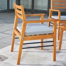 Load image into Gallery viewer, HomeRoots Outdoor Chairs The Remy Light Wood Patio Chair