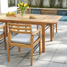 Load image into Gallery viewer, HomeRoots Outdoor Chairs The Remy Light Wood Patio Chair