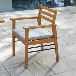 HomeRoots Outdoor Chairs The Remy Light Wood Patio Chair