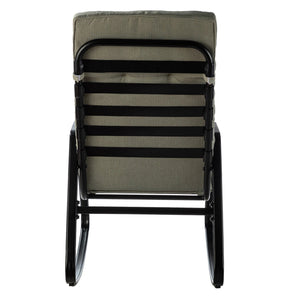 Great Gear Lounge Office Furniture Sets Dark Grey Outdoor Rocking Chair and Table Set