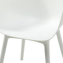 Load image into Gallery viewer, homeroots outdoor 30&quot; x 23.8&quot; x 22.5&quot; Solid White Contempo Outdoor Chairs and Table Set