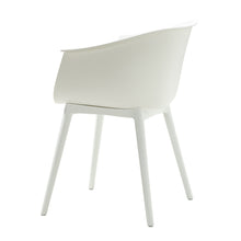 Load image into Gallery viewer, homeroots outdoor 30&quot; x 23.8&quot; x 22.5&quot; Solid White Contempo Outdoor Chairs and Table Set