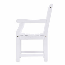 Load image into Gallery viewer, HomeRoots Outdoor Chairs The Diamond | White Wood Patio Armchair