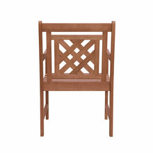 Load image into Gallery viewer, HomeRoots Outdoor Chairs The Remy Hatched Brown Patio Chair