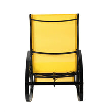 Load image into Gallery viewer, Great Gear Lounge Outdoor Chairs Yellow Outdoor Adjustable Rocking Recliner Chair